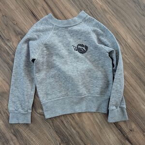 Vintage Gray Puma Crewneck Youth Size Small (4/5T). Soft Cotton Sweatshirt.